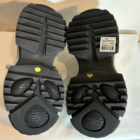 KIND TIPS Sz 40 Mary Jane Mesh And Faux Suede Super Chunky Shoes NEW WITH TAG - Picture 9 of 12